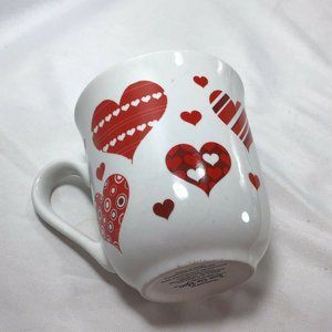 Valentine Hearts Quilt Patches Fabric Hearts 10 Oz Mug Just For You